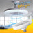 Ventilateurs + LED BLANC E27  TK